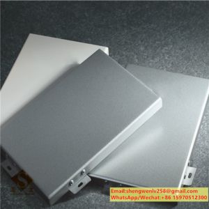 Metal aluminum perforated cladding panel with art patterns perforation used for