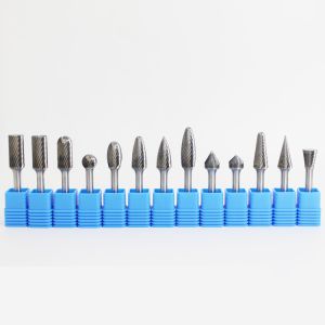 SN Inverted Cone Shape Rotary Burr Cutter Single Cut - 6mm Shank