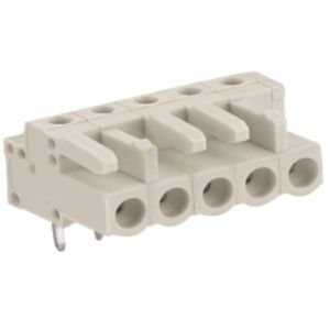 Wholesale Female connector; with angle pins;with 2 locking latches; pin spacing 5 mm / 0.197 in from china suppliers