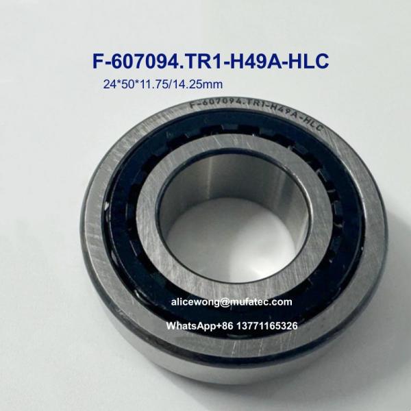 F-607094.TR1-H49A-HLC Ford Motor Transmission Bearing Nylon Cage Taper Roller Bearings 24x50x11.75/14.25mm