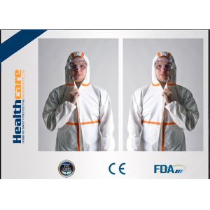Lightweight Disposable Protective Coveralls Custom Size With Hood For Painters