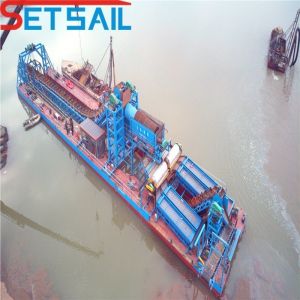 US Multi Function River Mining Dredger with Gold Agitation Chute Multi