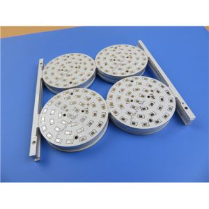1.0 W/MK 75um dielectric Aluminum Substrate PCB For 9W LED Lighting