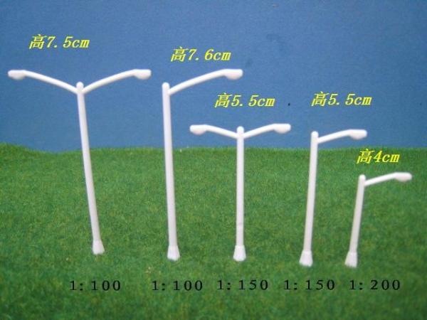 Quality model plastic lamp pole,miniaturescale street lamp post,scale lamp,model stuff,architectural model lamp,model materials for sale