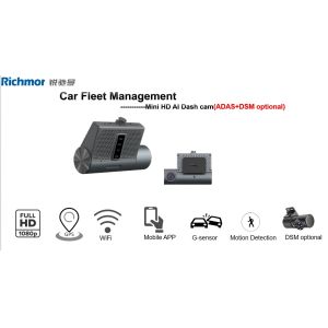 4G Dash Camera Dual Len 1080P Real Time Video Recording DSM ADAS Mdvr System