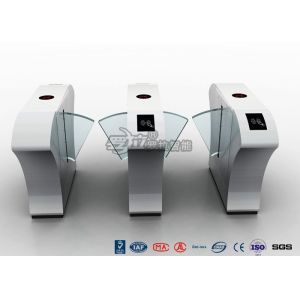 Half Height Access Control Flap Barrier Gate Turnstile Automatically Flap