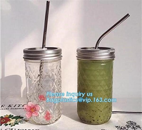 Stainless steel rainbow colored metal straws for drinking,FDA Approved Folding Drinking Metal Stainless Steel Collapsibl