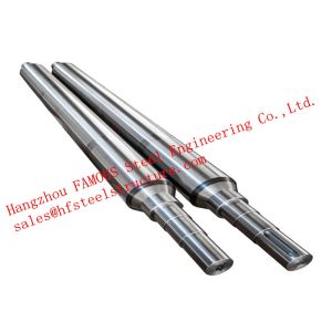 High Hardness And Durability Forged Alloyed Steel Work Roller For Cold Rolling