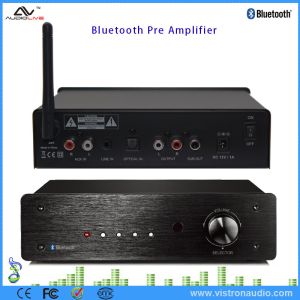 Dual Channel Small Stereo Audio Pre Amplifier HD Bluetooth Preamp Receiver