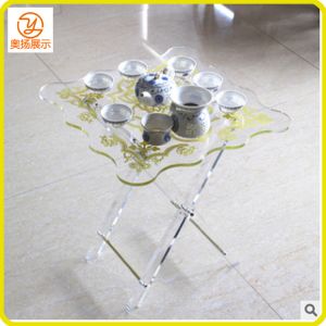 Wholesale OEM/ODM Customized fashion foldable acrylic coffe table tea table from china suppliers