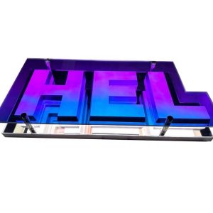 Delicate Led Mini Letters Electronic Infinity Mirror Led Neon Sign Customized