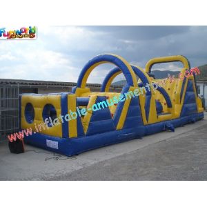 China Commercial Inflatables Obstacle Course For Kindergarten With CE / EN14960 on sale