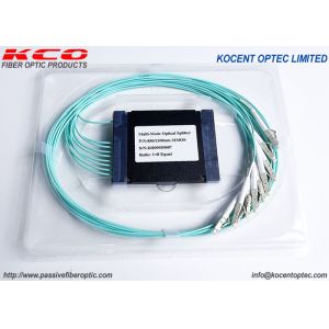 OM4 OM2 Fiber Optic Splitter ABS Box Type for FTTX Deployment with LC Connector