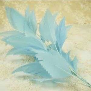 Exquisite Craftsmanship Goose Feather Flower Mount with Wire Accessory