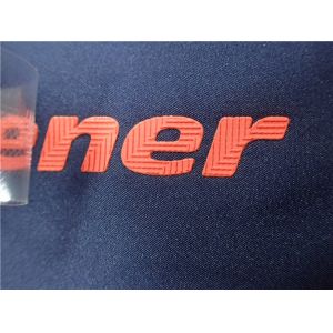 No Toxic Soft Colorful Matt Silicon Heat Transfer Clothing Labels Environmental