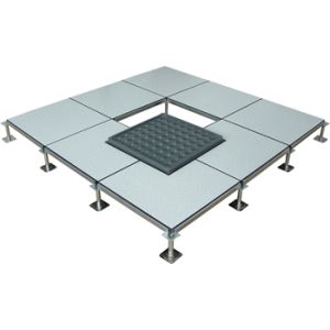 Steel Anti Static Raised Computer Floors ISO9001 600 x 600 x 35mm for control