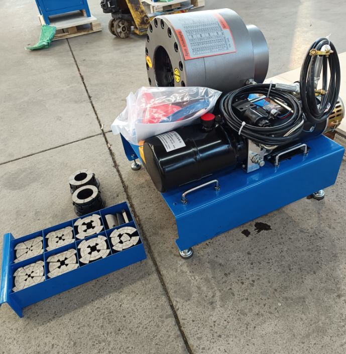 12v/24v Portable Hydraulic Hose Crimping Machine with 3.6KW Motor Power 10 Sets