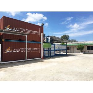 Automatic Commercial Direct Cooling Block Containerized Ice Machine 10Ton