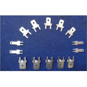 Wholesale Quick Faston Tab Male Terminal Board Electrical Battery Connector 0.8mm Thickness from china suppliers