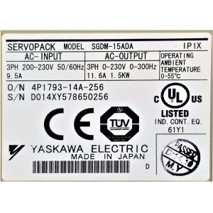 Wholesale Yaskawa SGDM-15ADA 200V AC Servo Drives Brand New In Original Box from china suppliers