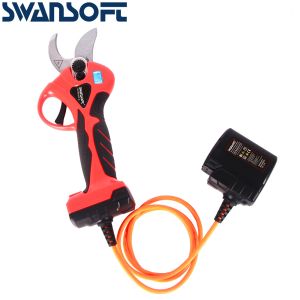 SWANSOFT Electric Pruning Shears Finger Protection Progressive Cutting Pruning