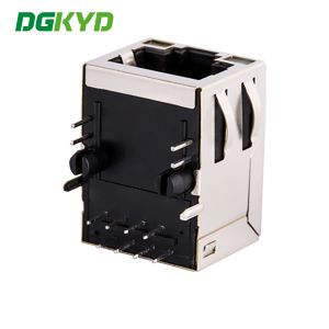 Modular Jack RJ45 Ethernet Connector With Lan Transformer PCB Mount RJ45 KRJ