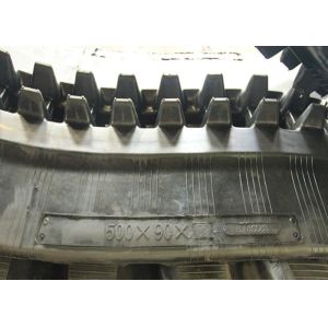 Yanmar Large Undercarriage Rubber Tracks 232kg 90 Mm Pitch In Black Color