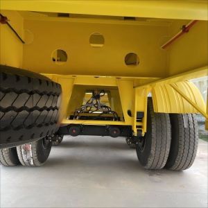 CIMC New Used 4 Axles U Shape Tipper Tractor Side Rear Heavy Duty Dump Trailers