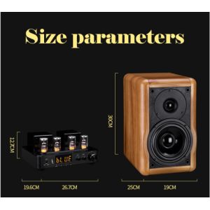 5 Inch Medium Bass Hi Fi Bookshelf Speakers For Indoor Home