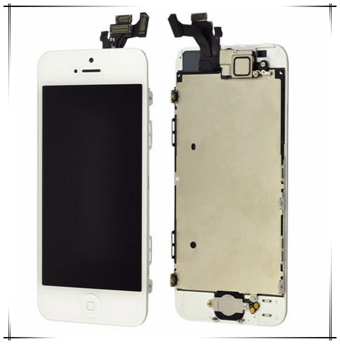 OEM qualified lcd screen for iphone 5, lcd display touch screen digitizer for black iphone 5