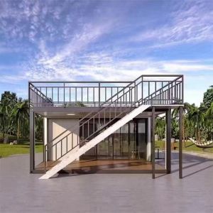 Prefab 40ft Modular Prefabricated Shipping Container Homes With Aluminum Windows