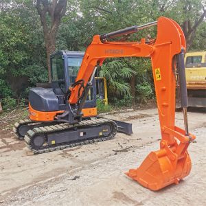 Mini Second-hand Hitachi ZX50U Hydraulic Crawler Digger with Original ISUZU