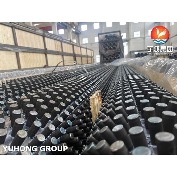 Alloy Steel ASME SA335 P9 Seamless Studded Fin Tube For Heater