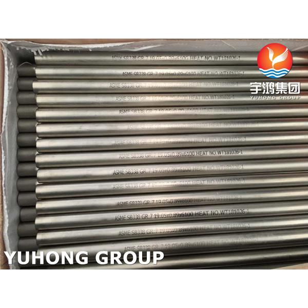 Titanium Seamless Tube ASTM B338 Gr2 Gr9 Titanium Exhaust Pipe Heat Exchanger