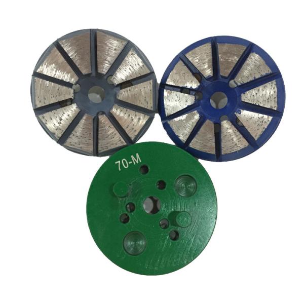 3inch 50/60# 20x8x10S Metal Grinding Disc With Two Locatina Holes And 3 Hole Bracket