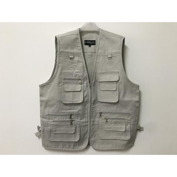 Mens classic vest,mens waist coat, vest in 100% polyester washed fabric, stone/beige colour, S-3XL