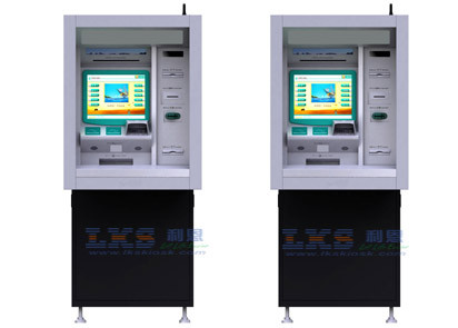 Quality Through - Wall Payment Terminal Kiosk With Check Cashing ATM Machines for sale