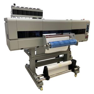 China 24 Inch Roll to Roll 60CM Wide UV Printer with 3EPS I3200 Heads and Laminator All In One on sale