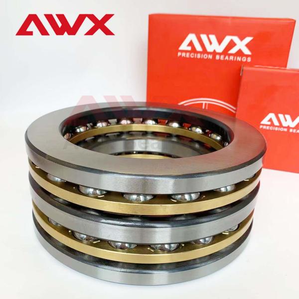 Precision Steel Thrust Ball Bearing Extra Light Series Single Direction Flat Seat Steel Cage 52210 Open