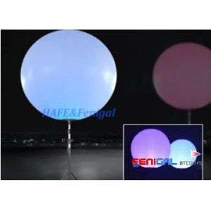 Wedding And Party Inflatable RGB LED Event Lighting Balloon With Tripod Stand