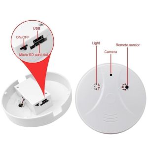 Whole Smoke Detector Spy Camera WiFi Remote Surveillance Monitoring DV MC37 960P