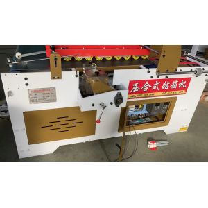 Hotels Semi Automatic Folder Gluer Machine with Crash Lock Bottom Gluing Machine