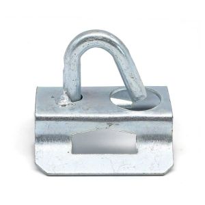 Galvanized Steel Draw Hook Bracket Pole Mounted Fix Tension Clamps