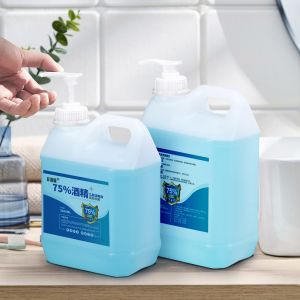 Liquid Detergent Container One Liter 5L Plastic Jerry Can F-Style Jugs With Pump