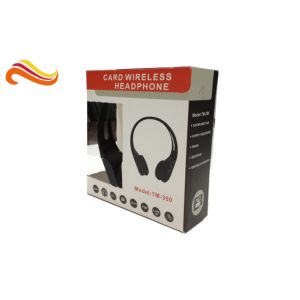 Collapsible Customized CardBoard Electronics Packaging With Clear Window