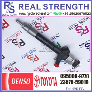 Wholesale Fuel Injector Remanufactured common rail injector 095000-8060 095000-9770 23670-51040 For Land Cruiser1VD-FV from china suppliers