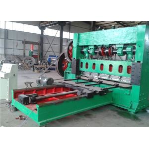 Green Expanded Mesh Making Machine 220 / 380 Voltage 52 / Min Working Speed