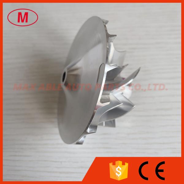 S2B 836340375 54.55/81.30mm 7+7 blades turbo milling/aluminum 2618/billet compressor wheel for 313232/ 313352 OE:312131
