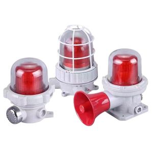 AC220V Explosion Proof Alarm Light Lamp 50HZ IP65 Aluminum Alloy
