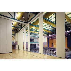 Aluminum Frame Folding Panel Movable Partition Walls / Sliding Wall Panels